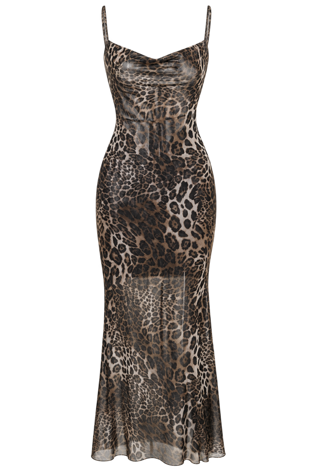 Leopard Slip Maxi Dress