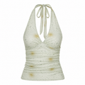 Floral Halter Tank Top