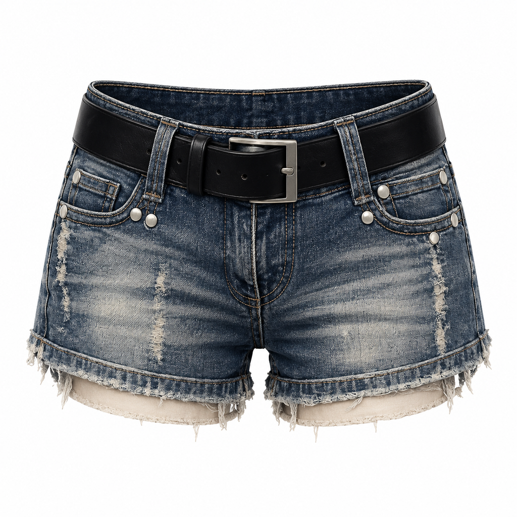 Vintage Low Rise Denim Shorts
