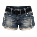Vintage Low Rise Denim Shorts