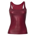 Satin Scoop Neck Tank Top