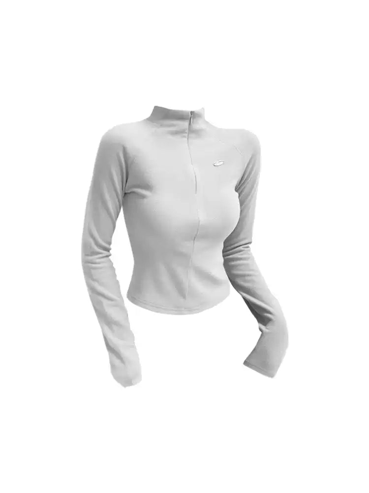 Minimal Zip-Up Moto Jacket