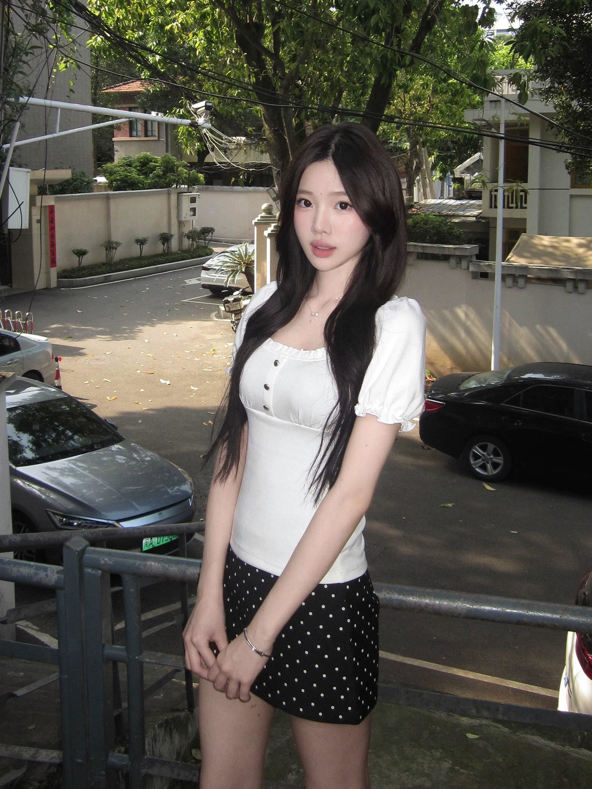 Pearl Puff Tee