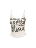 Newspaper Graphic Cami Top
