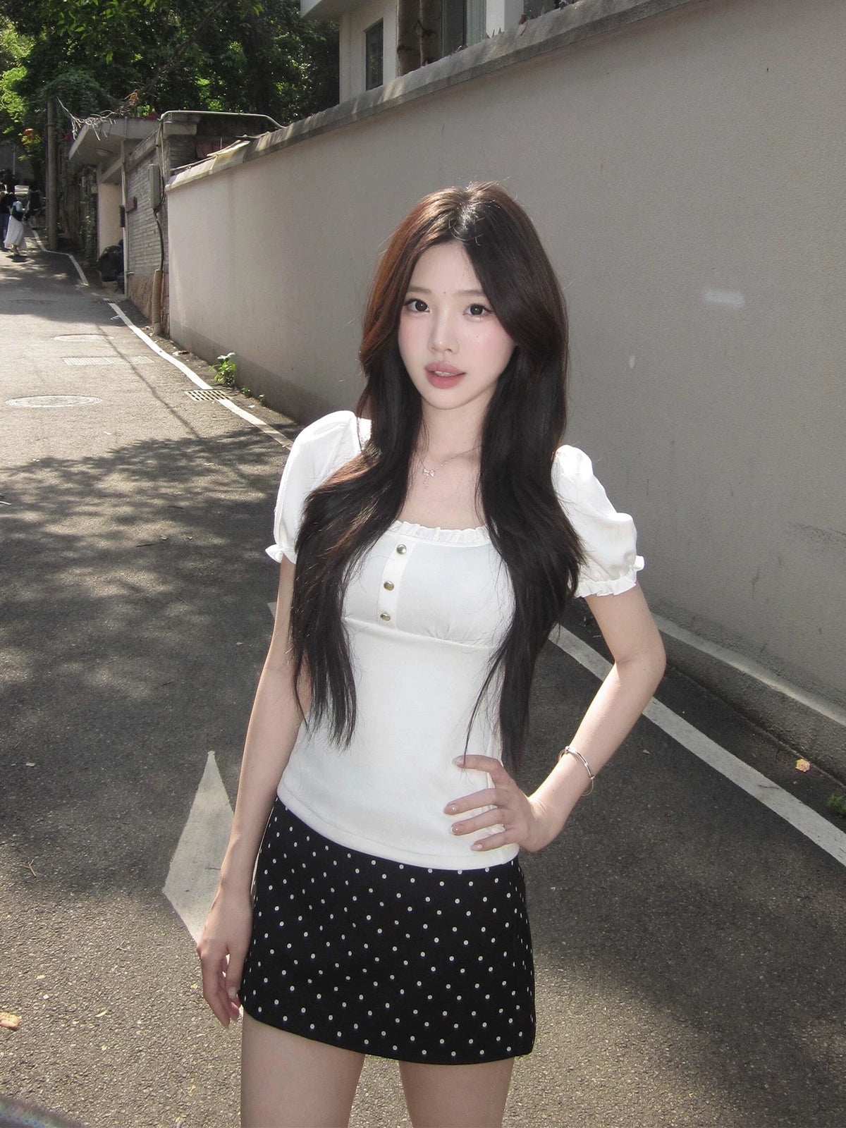 Pearl Puff Tee