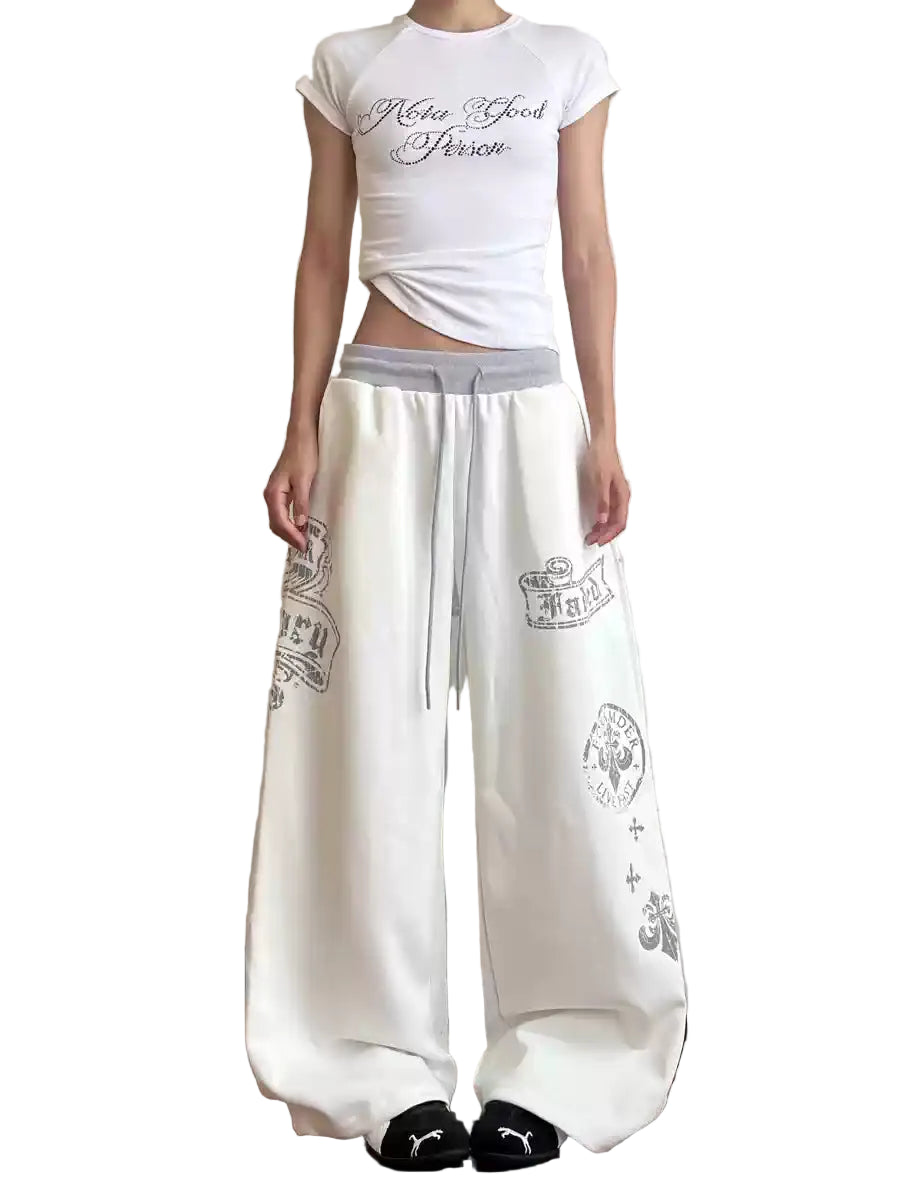 Ivory Wide Leg Pants