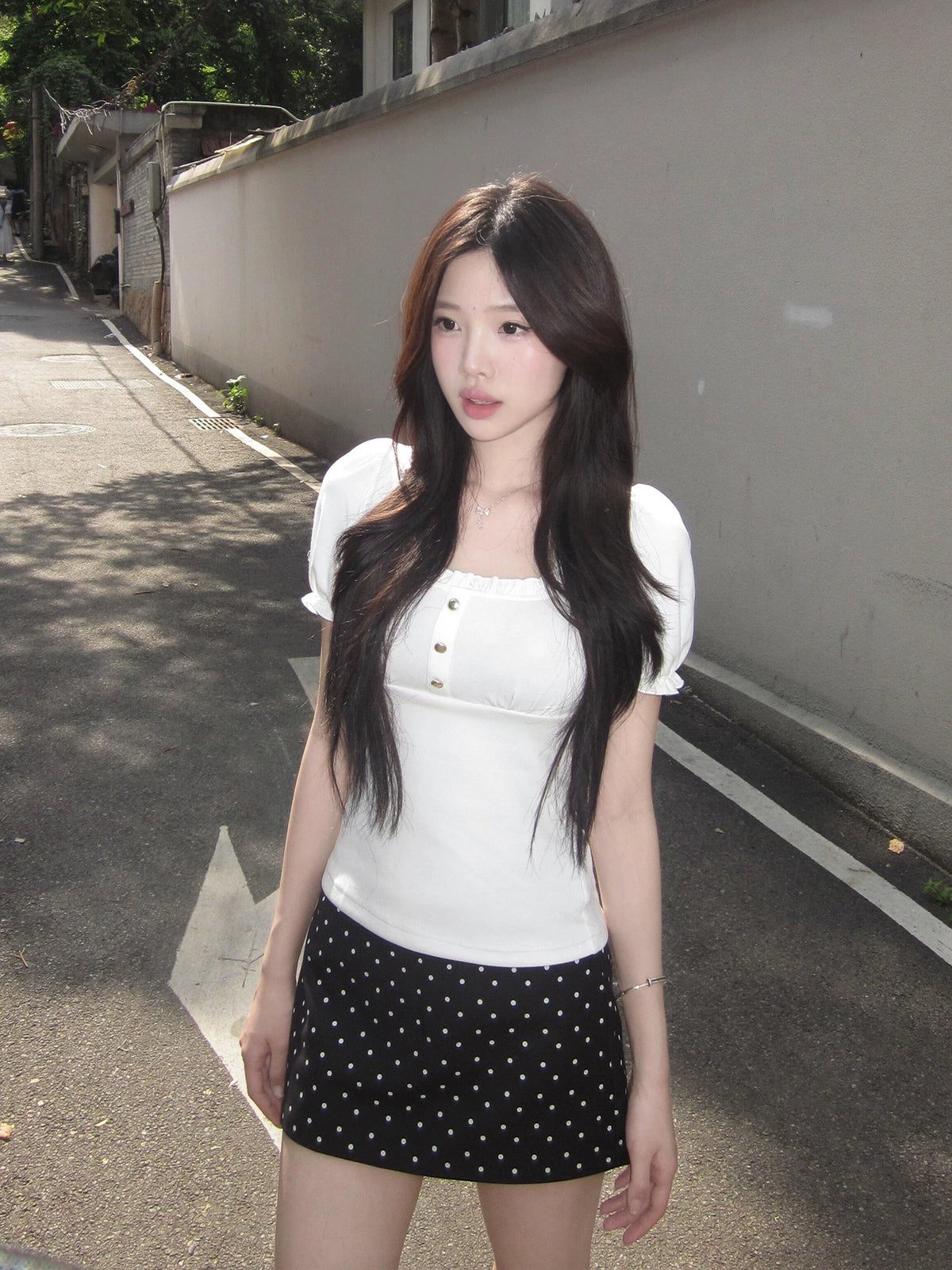 Pearl Puff Tee