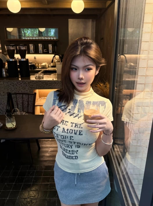 Butter Script Tee