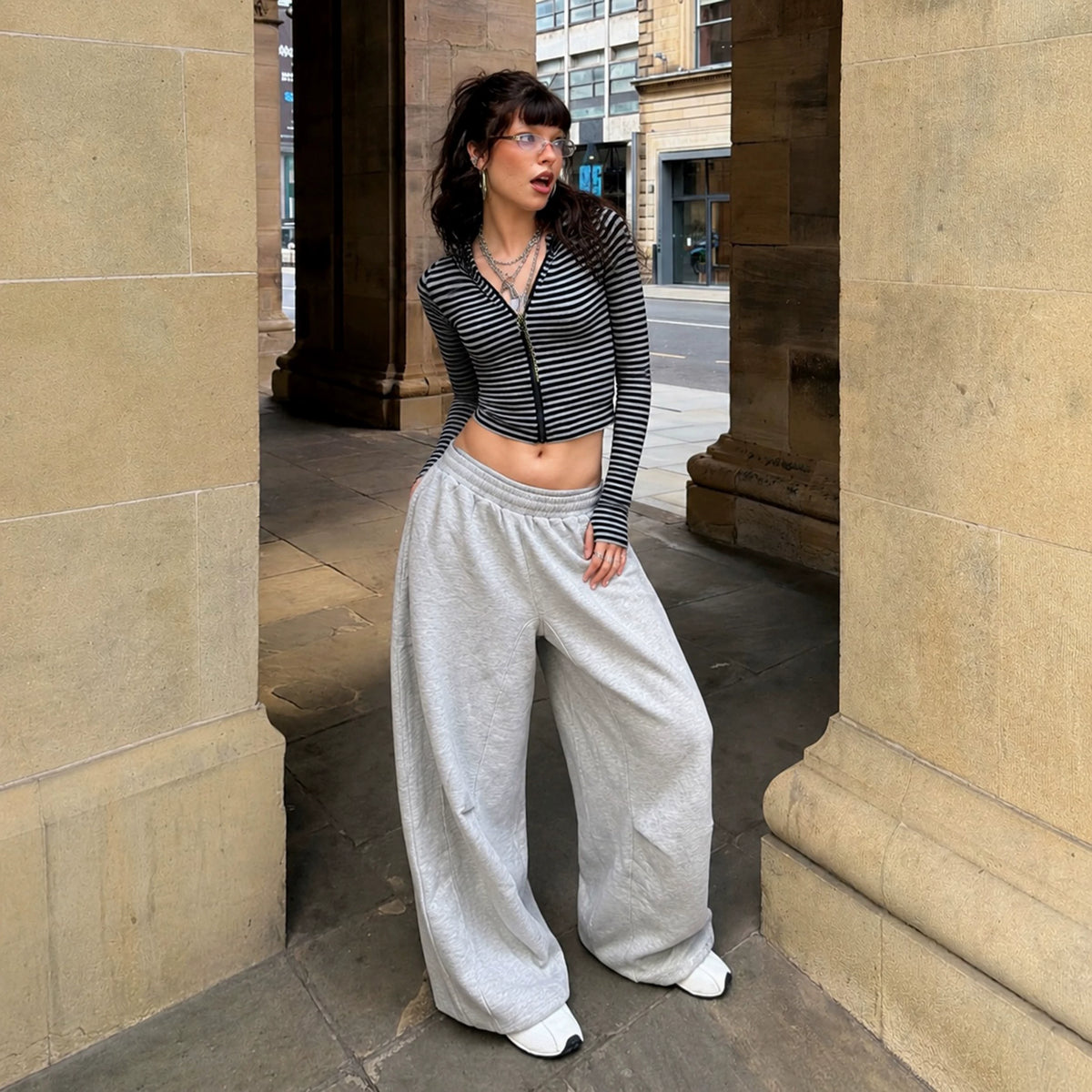 Slate Flare Trousers