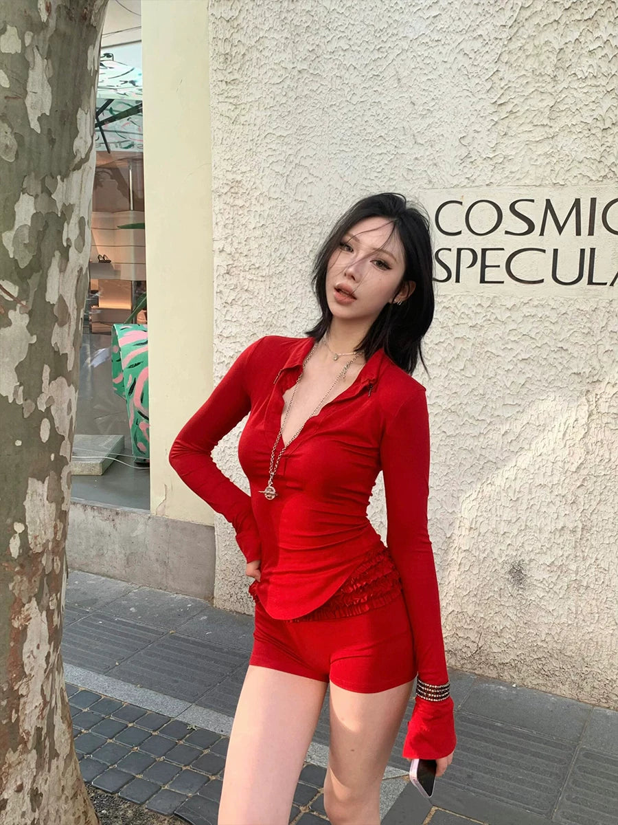 Crimson Muse Bodysuit