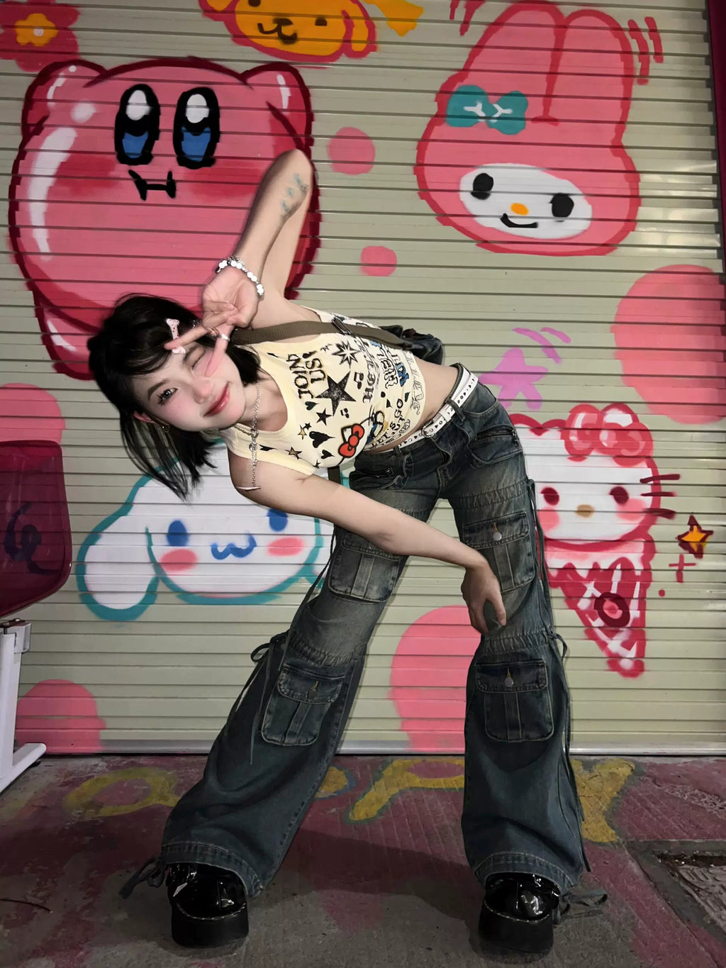 Hello Kitty Graphic Tank Top