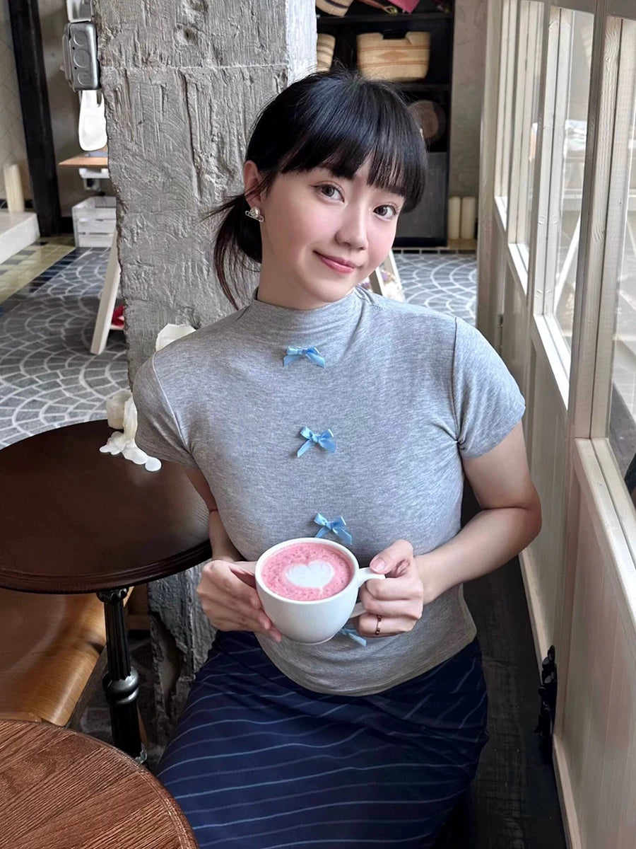 Sky Ribbon Baby Tee