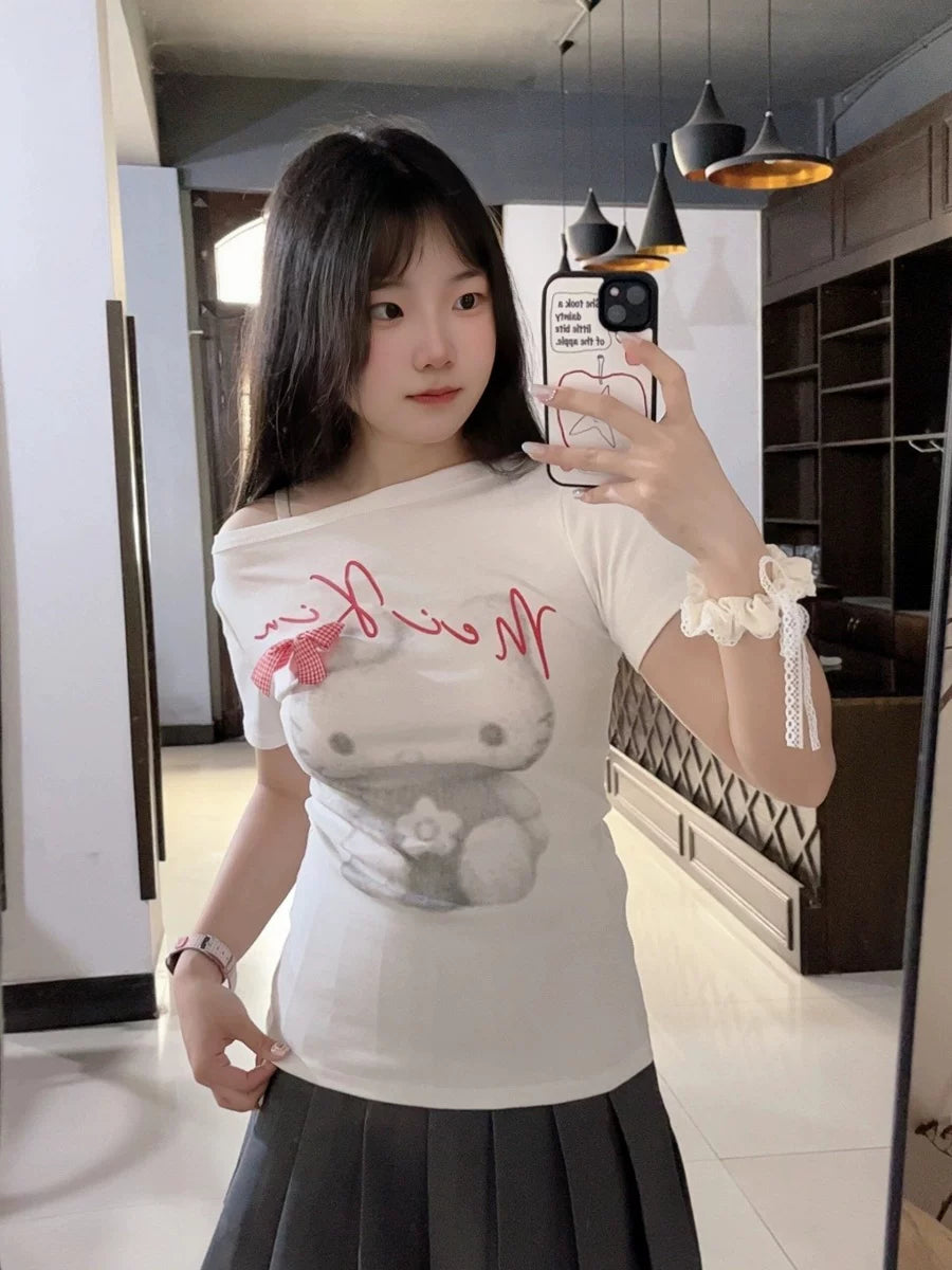 Kitty Ribbon Tee