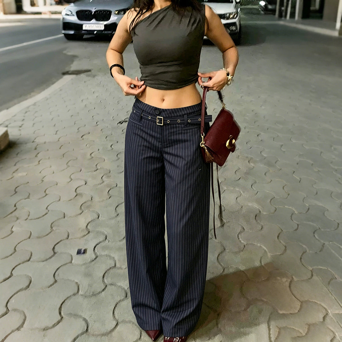 Slate Flare Trousers