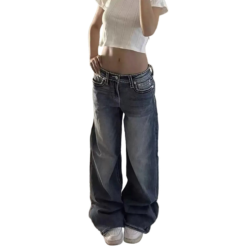 Low Rise Baggy Jeans
