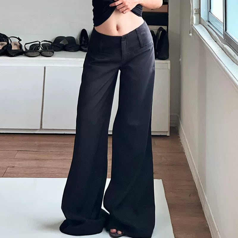 Midnight Wide Leg Pants