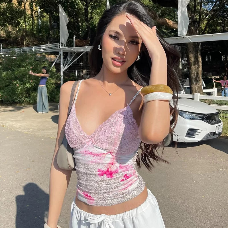 Floral Lace Cami Top
