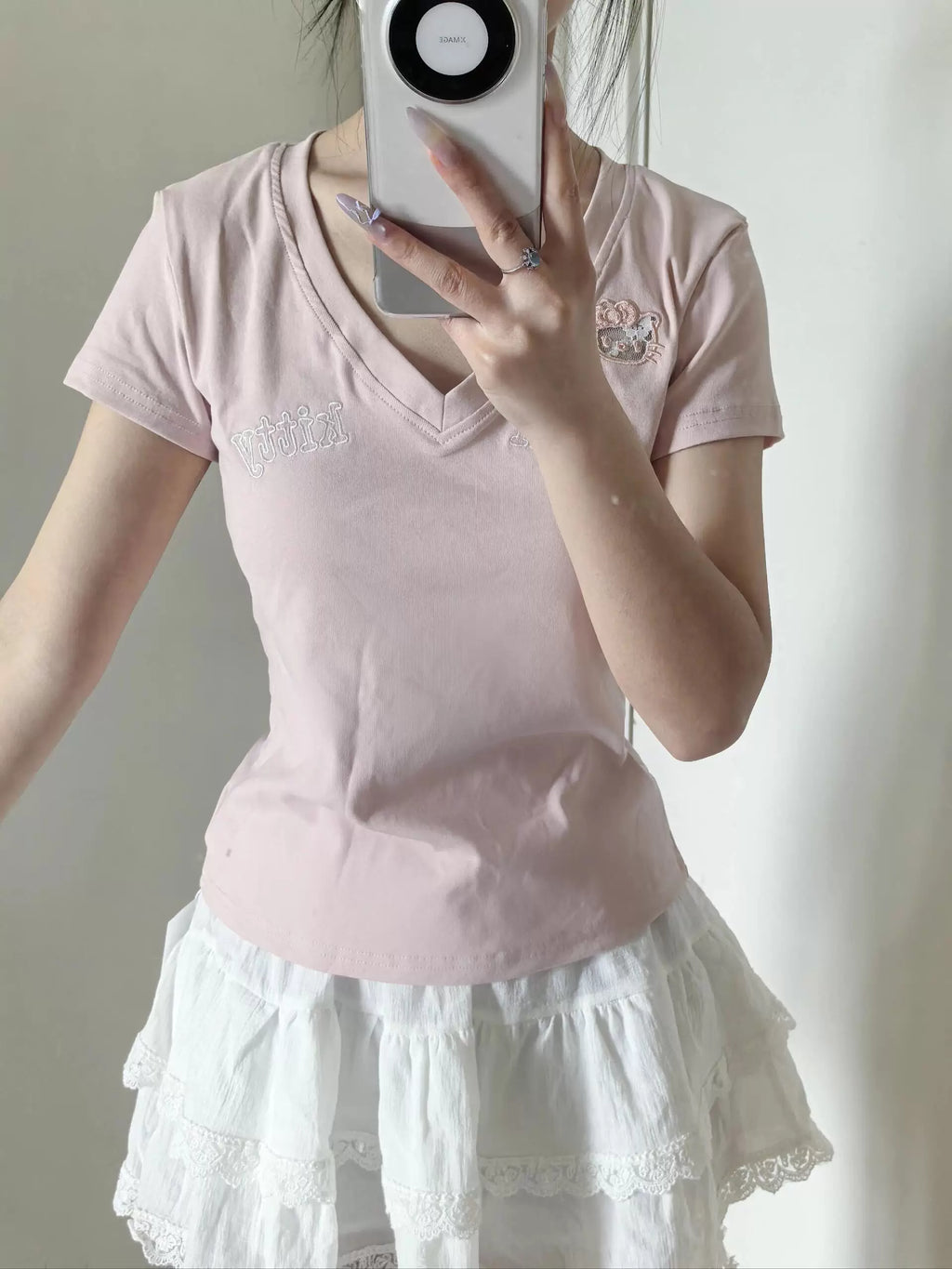Blush Crest Tee