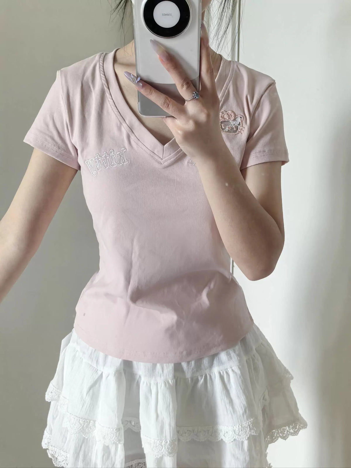 Blush Crest Tee