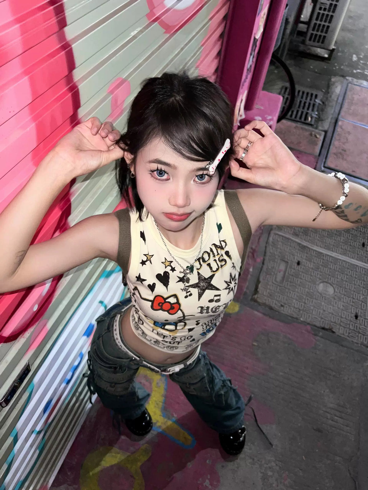 Hello Kitty Graphic Tank Top