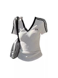 Varsity V Neck Tee