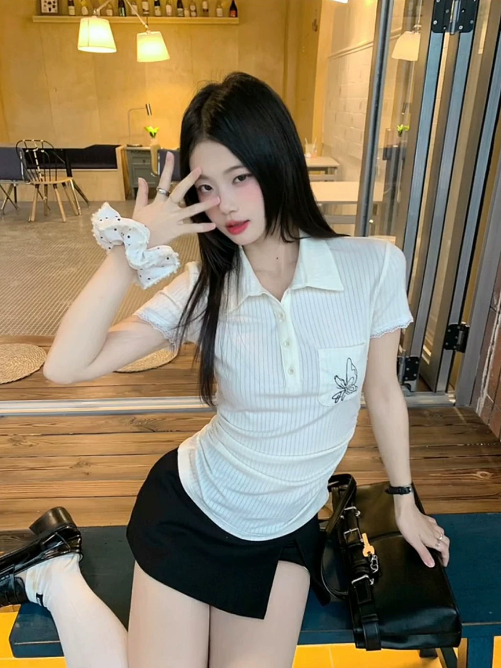 Butterfly Polo Tee