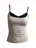 Contrast Trim Cami Top