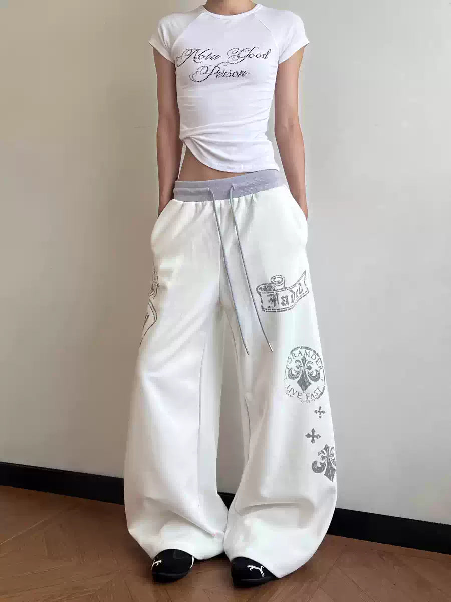 Ivory Wide Leg Pants