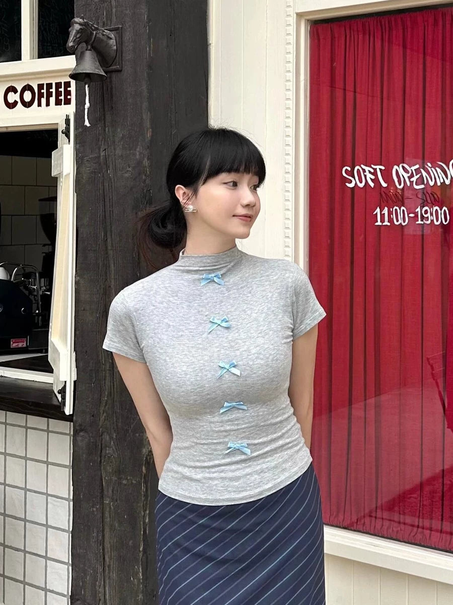 Sky Ribbon Baby Tee