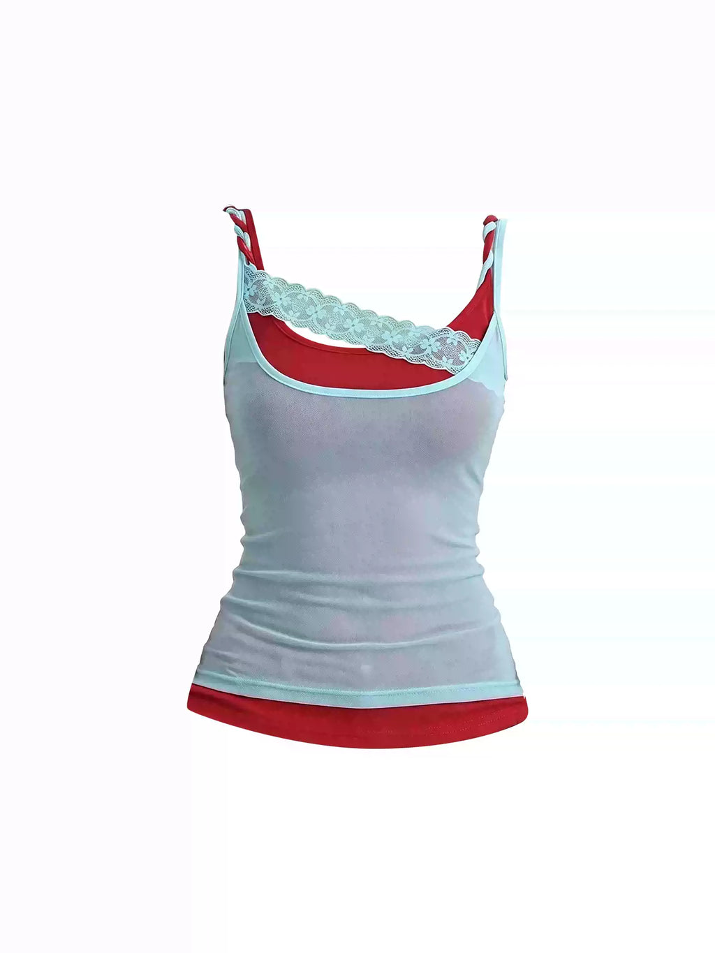 Layered Contrast Cami Top