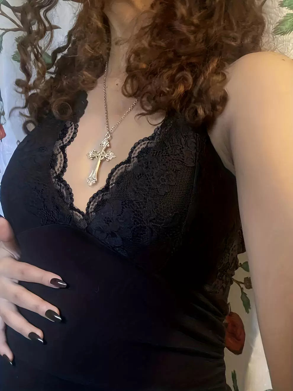 Lace Halter Tank Top