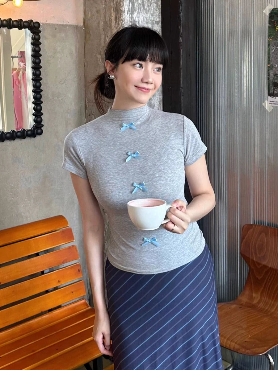 Sky Ribbon Baby Tee