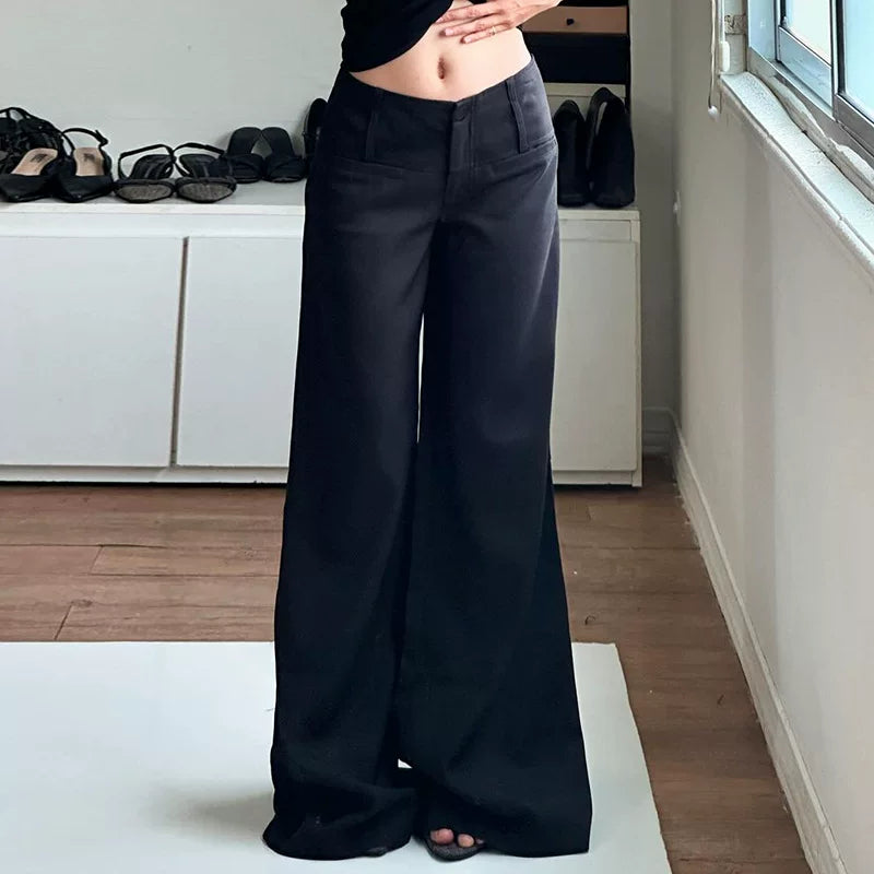 Midnight Wide Leg Pants