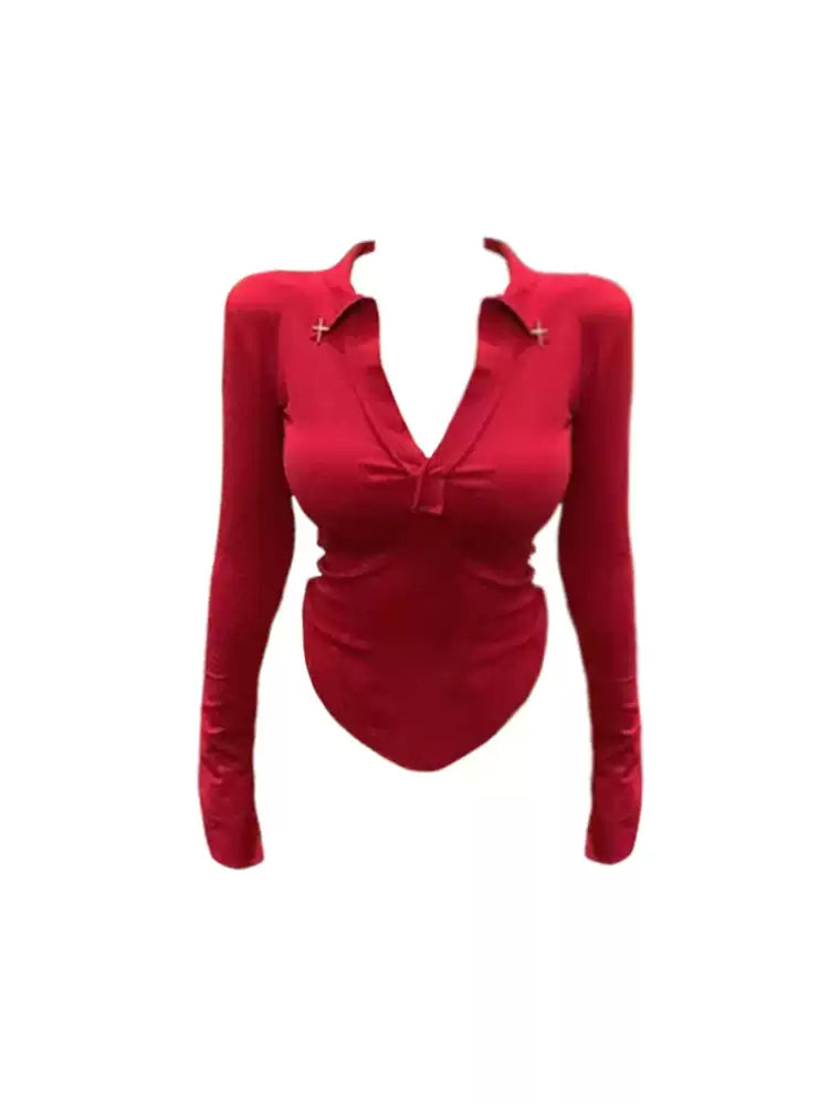 Crimson Muse Bodysuit