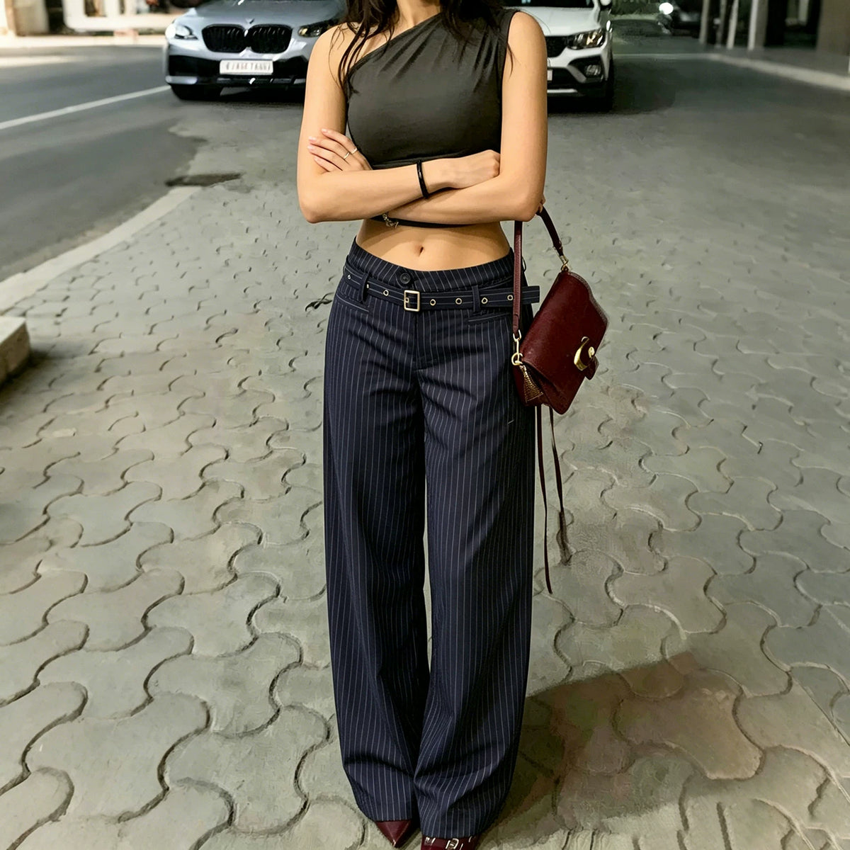 Slate Flare Trousers