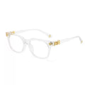 Clear Gold Frame Glasses
