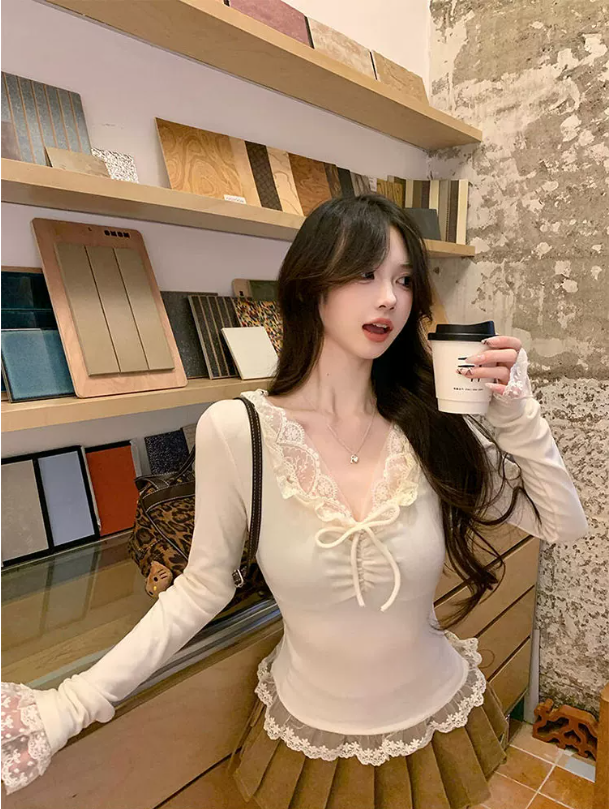 Ivory Lace Muse Top