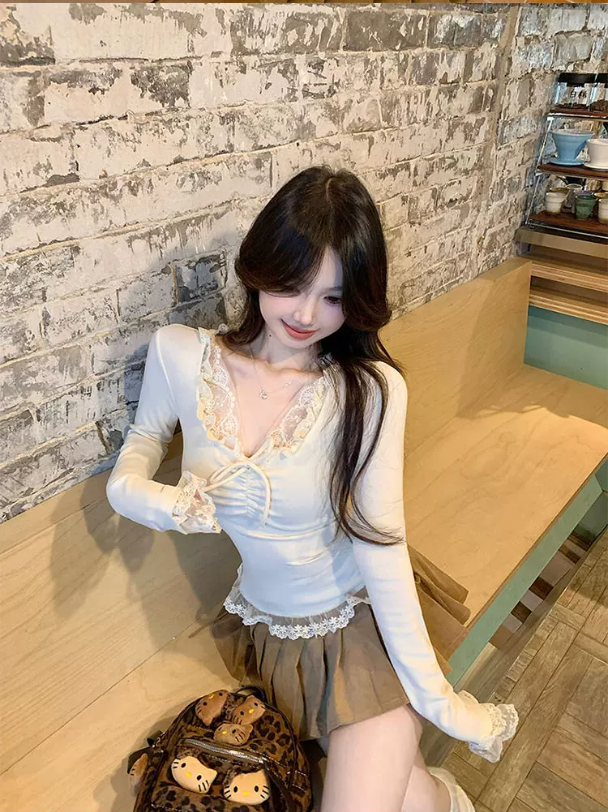 Ivory Lace Muse Top