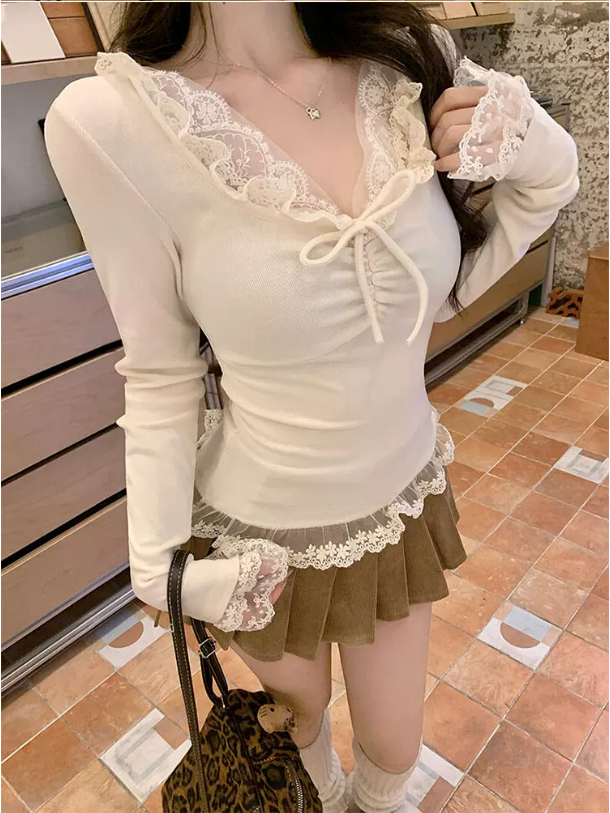 Ivory Lace Muse Top