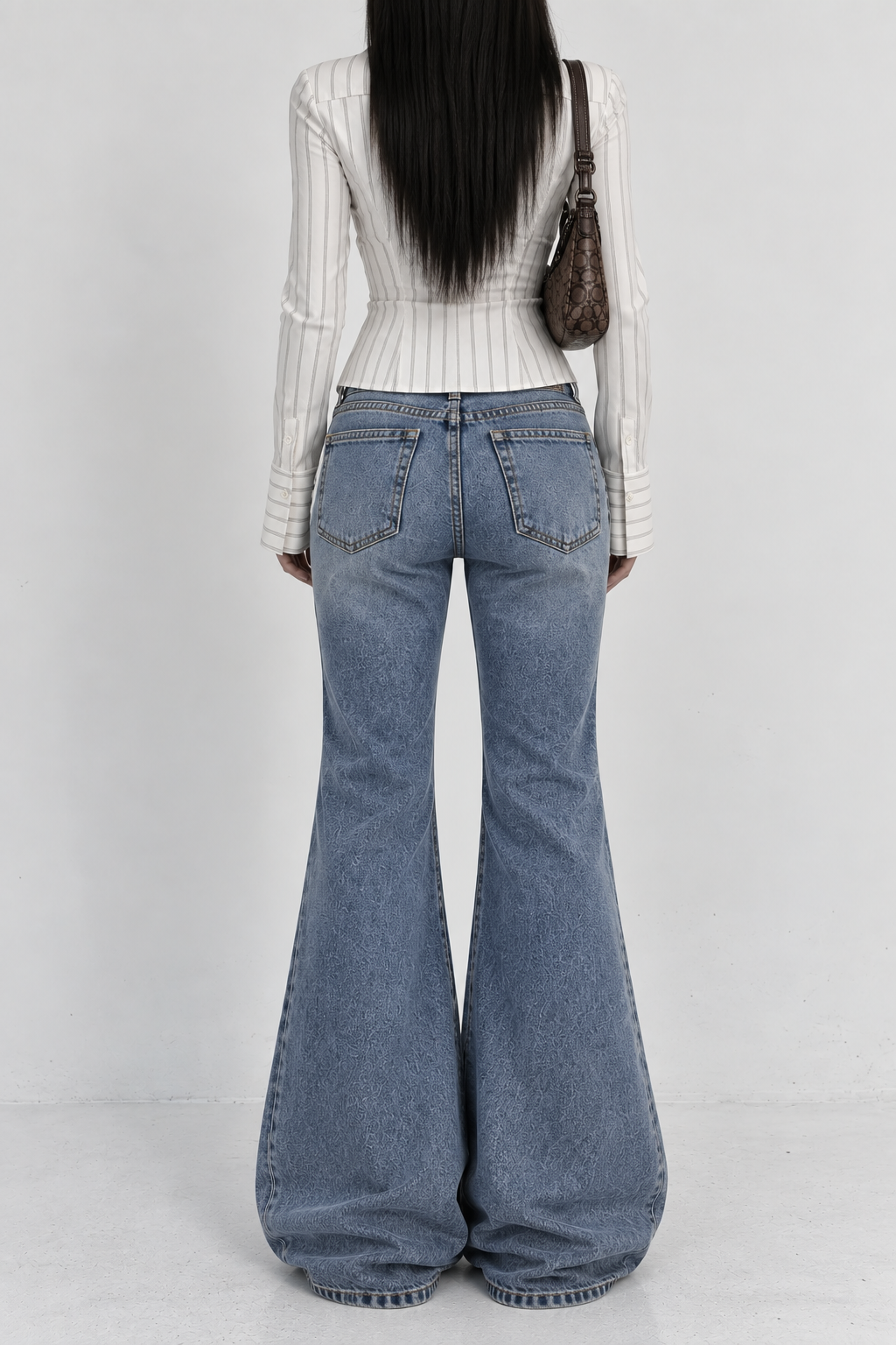 Vintage Blue Flare Jeans